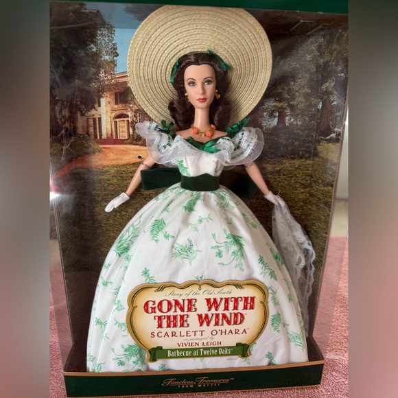 Scarlett O’Hara Gone with the Wind Timeless Treasures Mattel Barbie Doll Rare LE